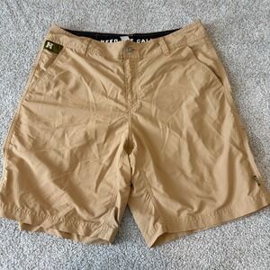 Howler Bros Shorts‎ Mens 34 Tan Khaki Nylon Outdoor Hiking Gorpcore
